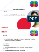 The Real-Life Test For The Real World: Ielts: Interpress Ih Ielts Testing Centre