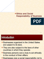 Ethics and Social Responsibility of Business