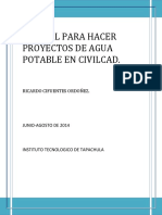 Manual Para Hacer Proyectos de Agua Pota