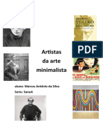 Artistas minimalistas