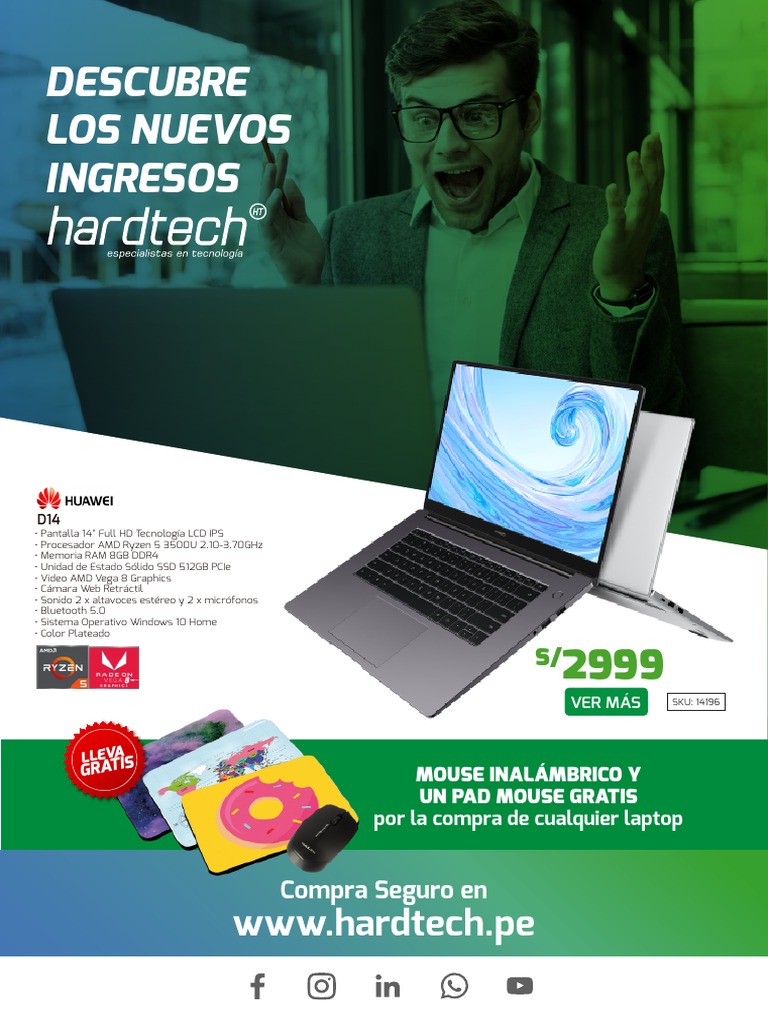 Catálogo de Laptops Hardtech 2023 | PDF | Unidad de estado sólido ...