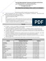 Registro de Representante Comercial