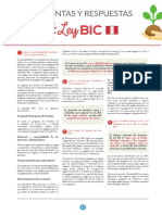 Documento de Preguntas y Respuestas Ley BIC