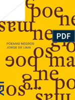 LIMA, Jorge de. Poemas Negros