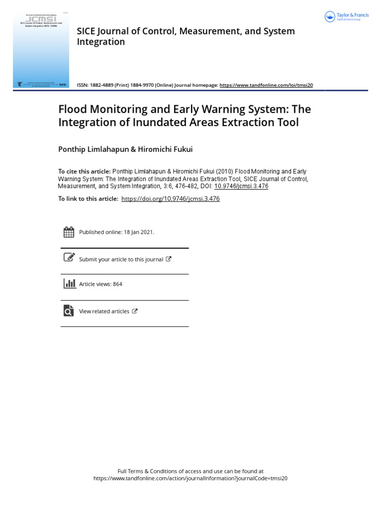 Flood Monitoring and Early Warning System | PDF | Geographic ...