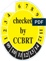 Ccbrt Service Label