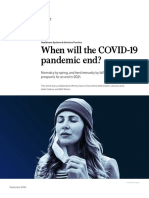 When Will The COVID-19 Pandemic End?