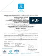 Certificado Arnes Linktech Csc Cer748010