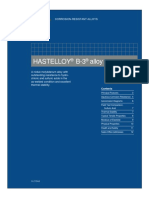 Hastelloy B-3 Alloy: Corrosion-Resistant Alloys