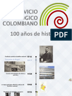 100 Años Servicio Geologico Colombiano P