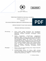 PP Nomor 24 Tahun 2018 (Pelayanan Perizinan Berusaha Terintegrasi Secara Elektronik)