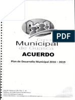 Plan de Desarrollo Municipal 2016-2019 Definitivo (Versión Digital) Compressed