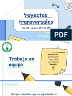 Proyectos Transversales Ley 115