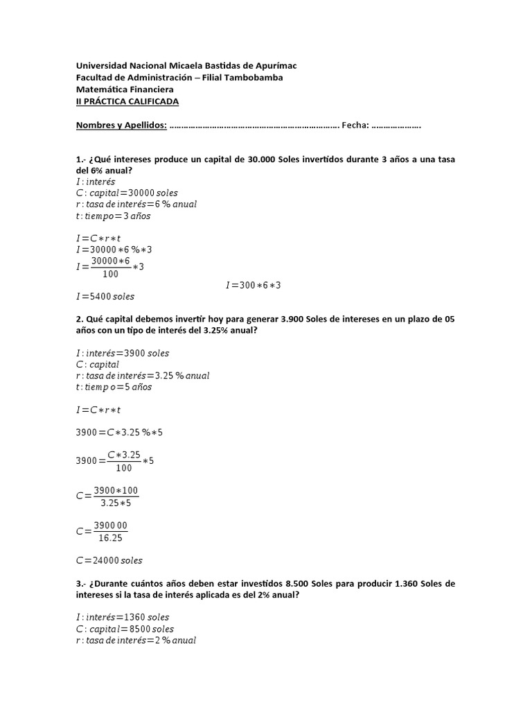 Práctica - I Simple | PDF