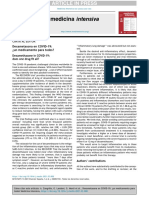 Carta AL Editor: Dexametasona en COVID-19: ¿Un Medicamento para Todos?