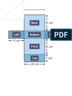 Find The Surface Area of A Cuboid Using The Net Below