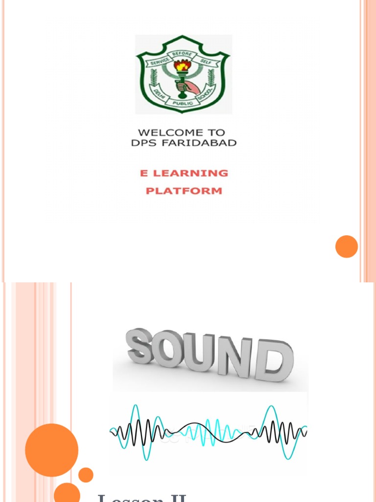 Sound Lesson 2 | PDF | Sound | Oscillation