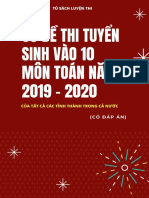 63 de Thi Tuyen Sinh Vao 10 Mon Toan Nam 2019 - 2020