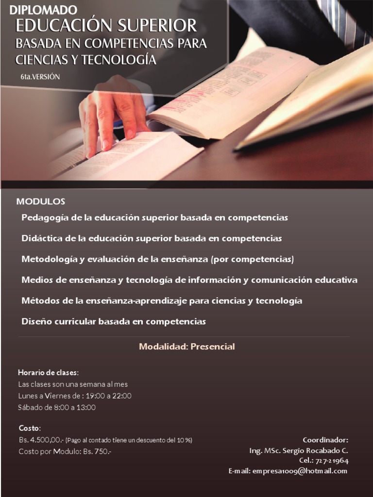 Diplomado en Educación Superior 2025 | PDF