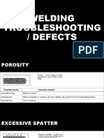 Welding Troubleshooting / Defects