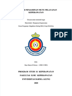 PDF Makalah Penjaminan Mutu Pelayanan Keperawatan DD