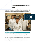 IPN Encuentra Cura para El Virus Del Papiloma