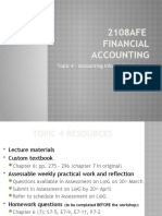 2108AFE Topic 4 - Accounting Information Systems - Student