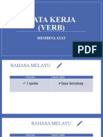 Menulis Ayat Kata Kerja