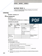 Academic Practice Test 1: Listening