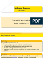 Distributed Systems Chapter 02: Architectural Styles