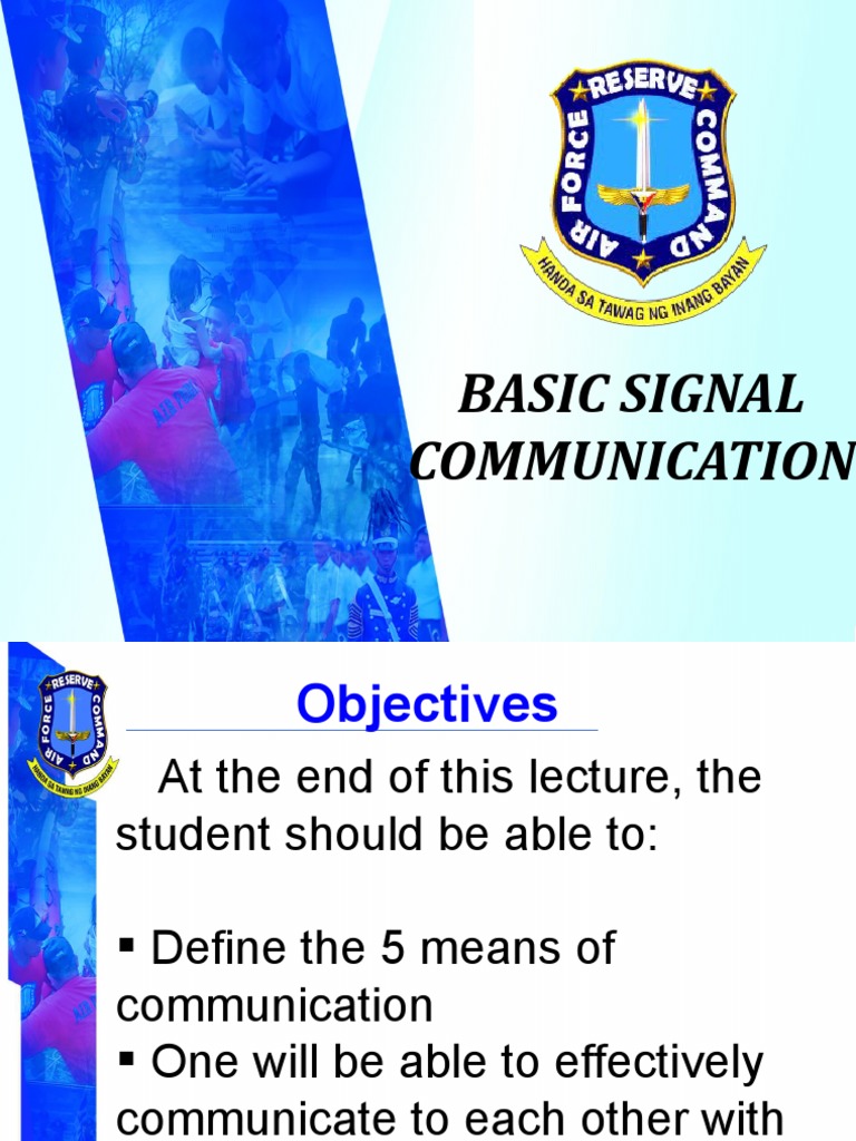 Basic Signal Communications PDF Radio Communication