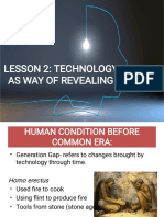 Lesson 2: Technology As Way of Revealing