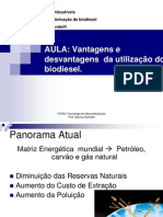 Aula 02 Vantagens e Desvantagens Do Uso Do Biodiesel