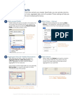 Aggregated Extracts: Hide Unused Fields Select Data Extract