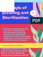 Methods of Cleaning and Sterilization