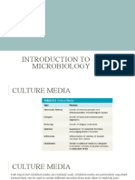 Introduction to Culture Media and Isolation of Pure Cultures