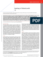 Gastrointestinal Bleeding in Patients With Severe Sars-Cov-2