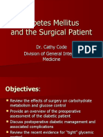 Diabetes Mellitus Surgical Patient