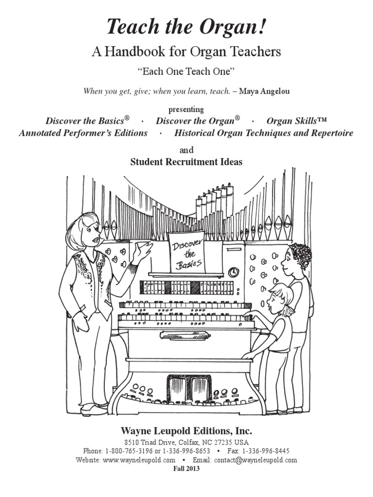 Teach The Organ | PDF | Piano | Organ (Music)