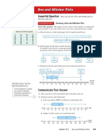 Box-and-Whisker Plots: How to Describe Data Sets