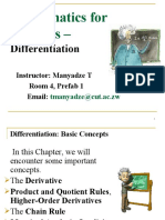 5.differentiation and Application