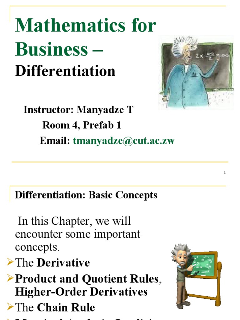 5.differentiation and Application | PDF | Derivative | Slope