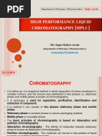 High Performance Liquid Chromatography HPLC: Mr. Sagar Kishor Savale