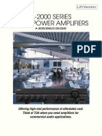 A-2000 Series Mixer Power Amplifiers Offer High Cost-Performance