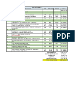 Presupuesto Del Segundo Piso de Vivienda