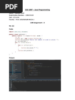 CSE 1007 - Java Programming