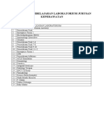 Daftar CD Pembelajaran Laboratorium Jurusan Keperawatan