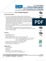 1A Low Dropout Positive Voltage Regulator