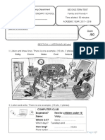 SKY-LINE PRIMARY SECOND-TERM TEST