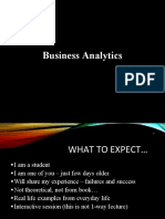 Business Analytics